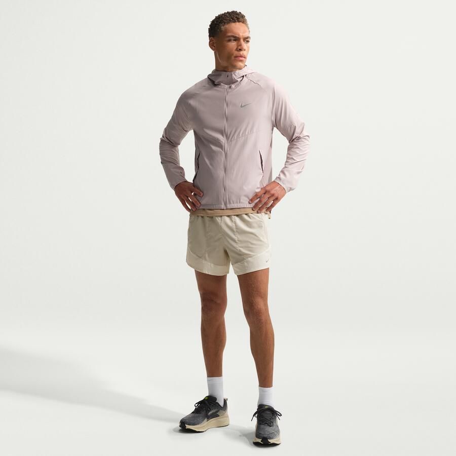 Nike Stride Dri-FIT hardloopshorts met binnenbroek voor heren (13 cm) Bruin - Foto 4