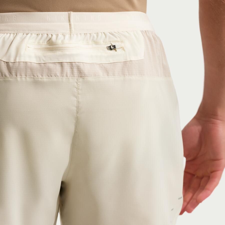 Nike Stride Dri-FIT hardloopshorts met binnenbroek voor heren (13 cm) Bruin - Foto 2