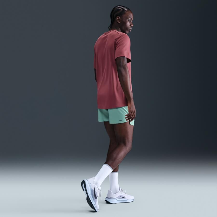 Nike Stride Dri-FIT hardloopshorts met binnenbroek voor heren (13 cm) Groen - Foto 3