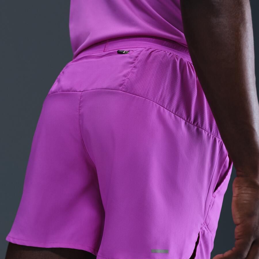 Nike Stride Dri-FIT hardloopshorts met binnenbroek voor heren (13 cm) Paars - Foto 2