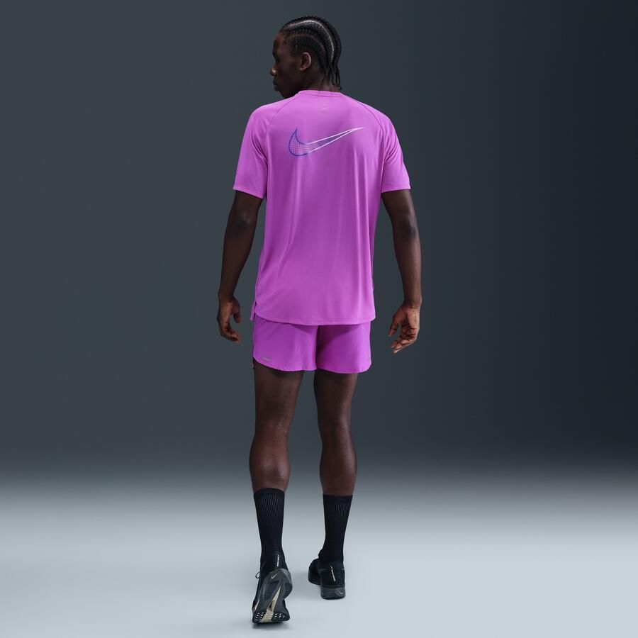 Nike Stride Dri-FIT hardloopshorts met binnenbroek voor heren (13 cm) Paars - Foto 3