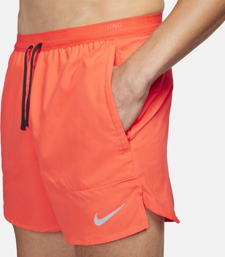 Nike Stride Dri-FIT hardloopshorts met binnenbroek voor heren (13 cm) Rood - Foto 3