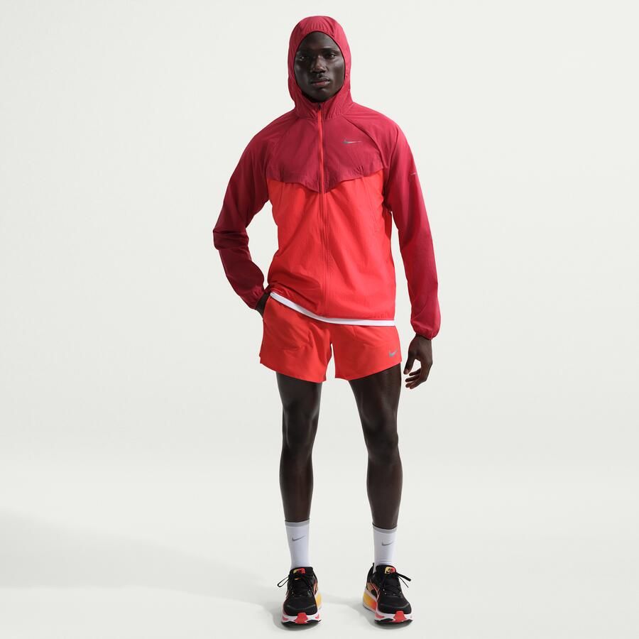 Nike Stride Dri-FIT hardloopshorts met binnenbroek voor heren (13 cm) Rood - Foto 4