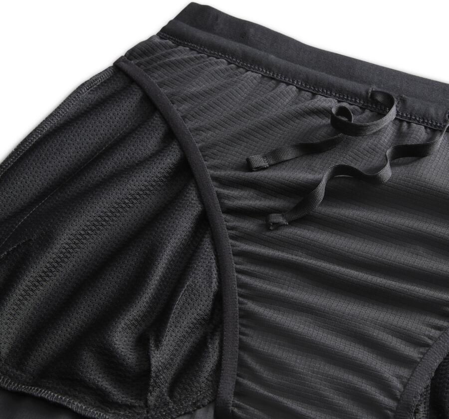 Nike Stride Dri-FIT hardloopshorts met binnenbroek voor heren (13 cm) Zwart - Foto 3
