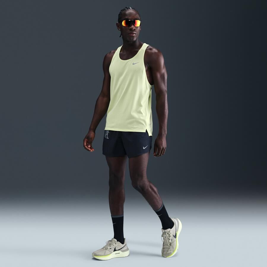 Nike Stride Dri-FIT hardloopshorts met binnenbroek voor heren (13 cm) Zwart - Foto 4