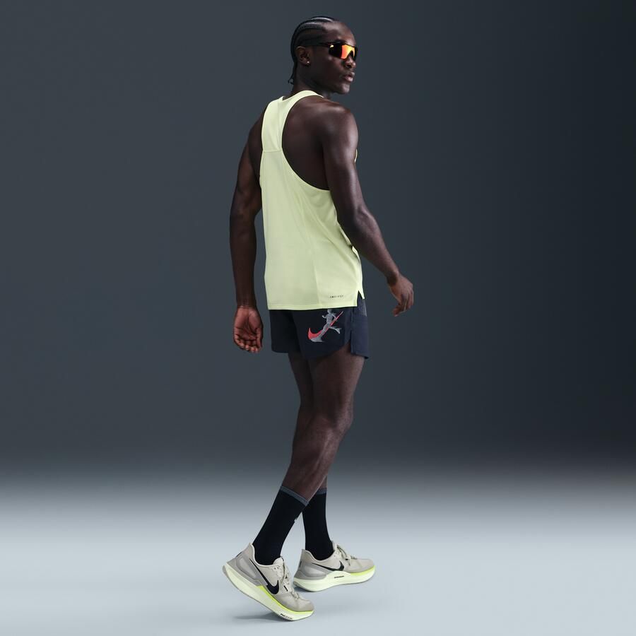 Nike Stride Dri-FIT hardloopshorts met binnenbroek voor heren (13 cm) Zwart - Foto 3