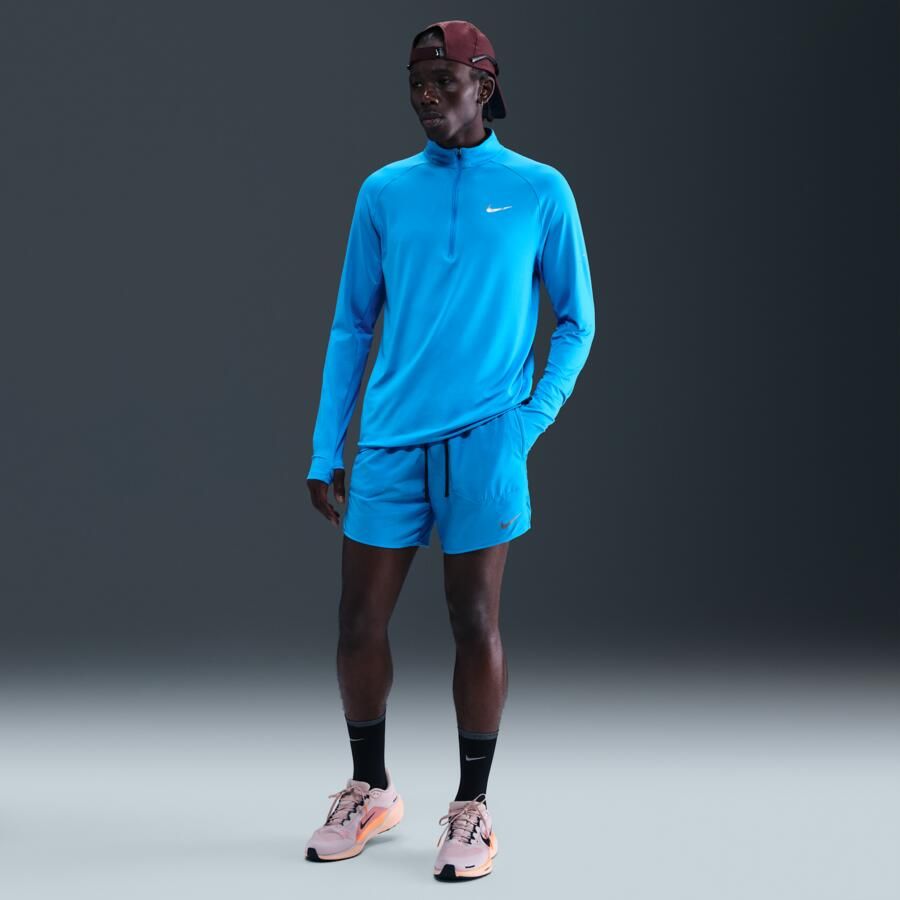 Nike Stride Dri-FIT hardloopshorts met binnenbroek voor heren (18 cm) Blauw - Foto 4