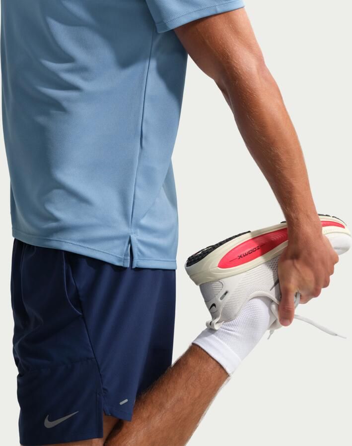 Nike Stride Dri-FIT hardloopshorts met binnenbroek voor heren (18 cm) Blauw - Foto 2