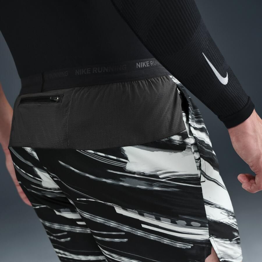 Nike Stride Dri-FIT hardloopshorts met binnenbroek voor heren (18 cm) Grijs - Foto 2