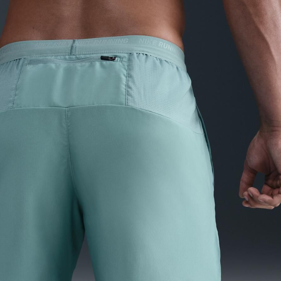 Nike Stride Dri-FIT hardloopshorts met binnenbroek voor heren (18 cm) Groen - Foto 2