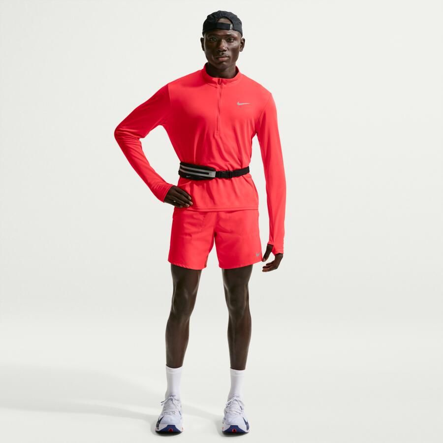 Nike Stride Dri-FIT hardloopshorts met binnenbroek voor heren (18 cm) Rood - Foto 4