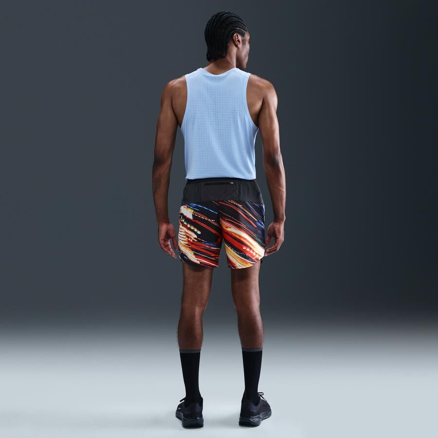 Nike Stride Dri-FIT hardloopshorts met binnenbroek voor heren (18 cm) Wit - Foto 3