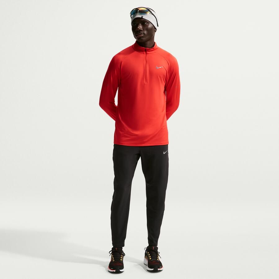Nike Stride Dri-FIT hardlooptop met korte rits voor heren Rood - Foto 2