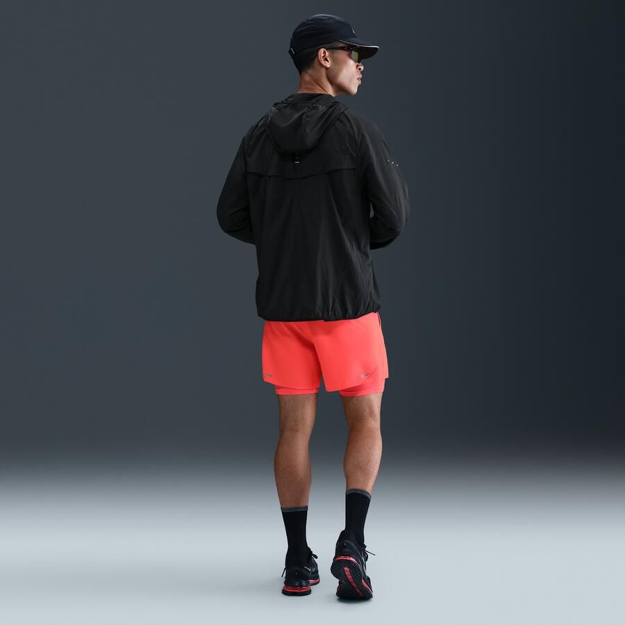 Nike Stride Dri-FIT hybride hardloopshorts voor heren (13 cm) Rood - Foto 3