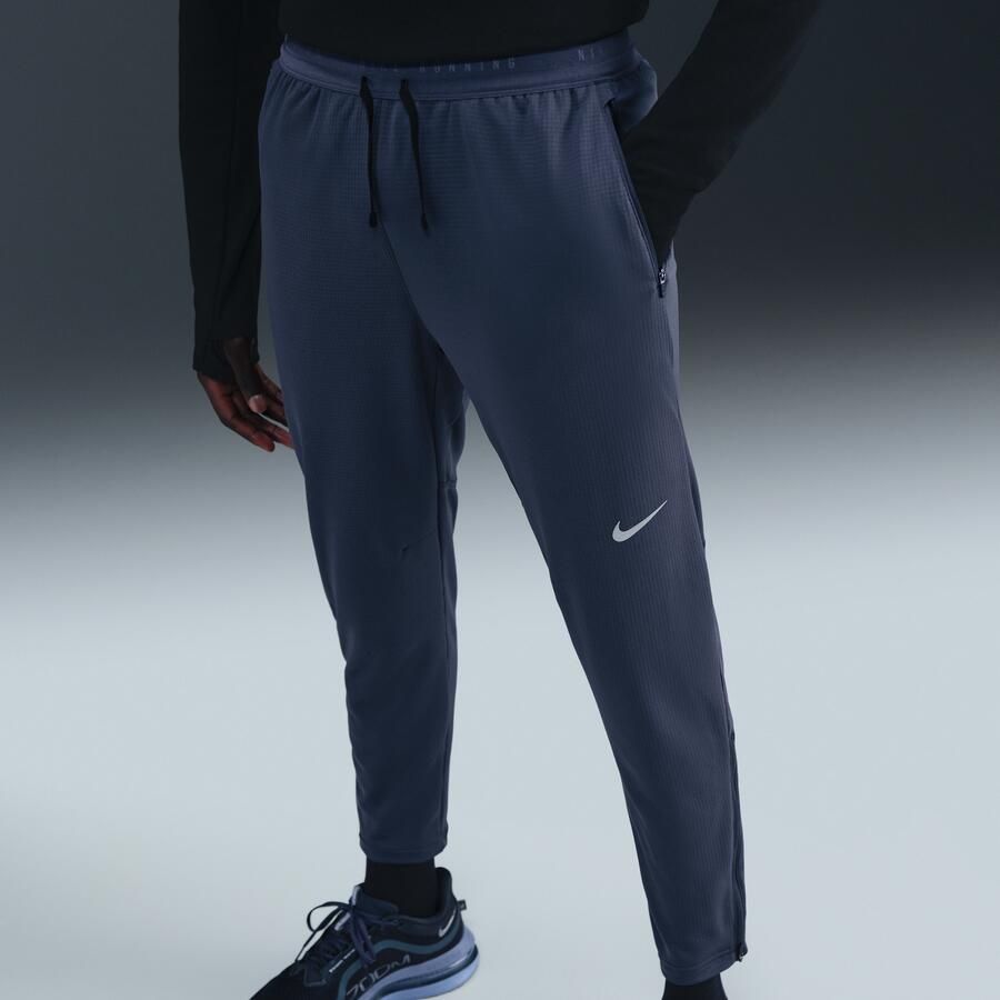 Nike Stride Dri-FIT knit hardloopbroek voor heren Blauw