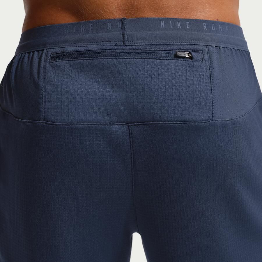 Nike Stride Dri-FIT knit hardloopbroek voor heren Blauw