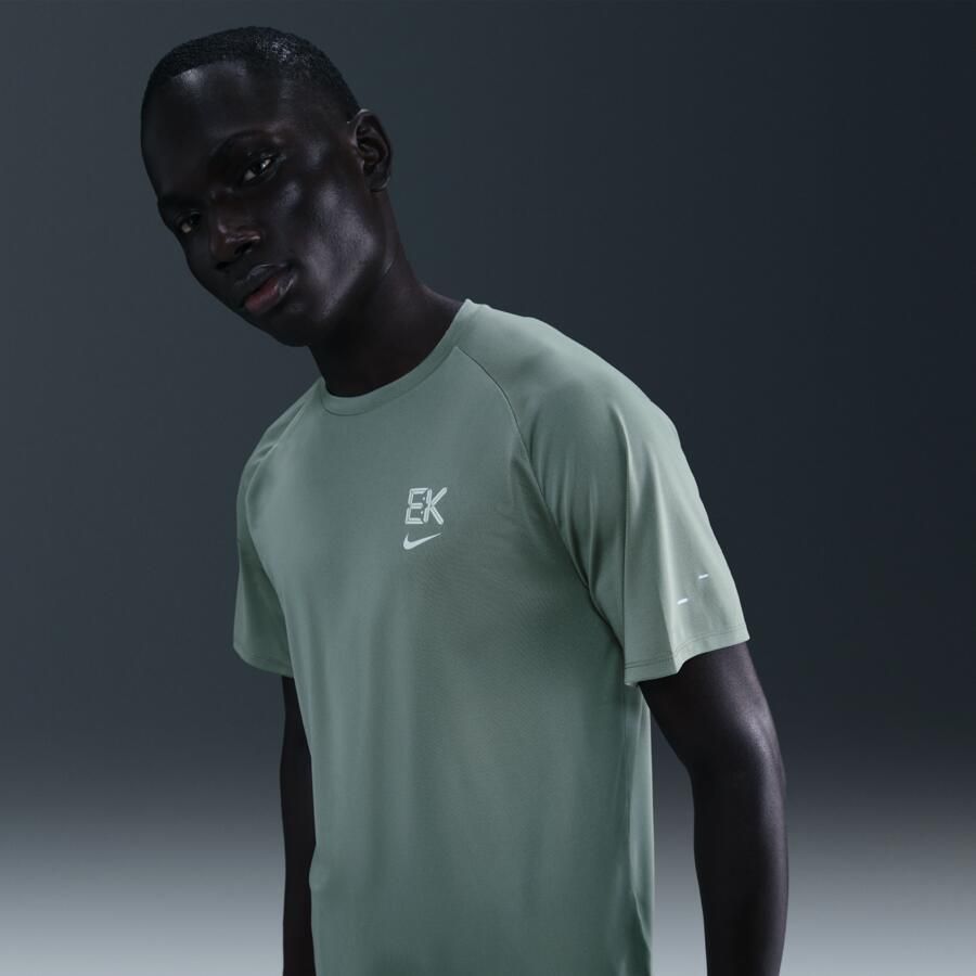 Nike Stride 'Eliud Kipchoge' Dri-FIT ADV hardlooptop met korte mouwen voor heren Grijs - Foto 4
