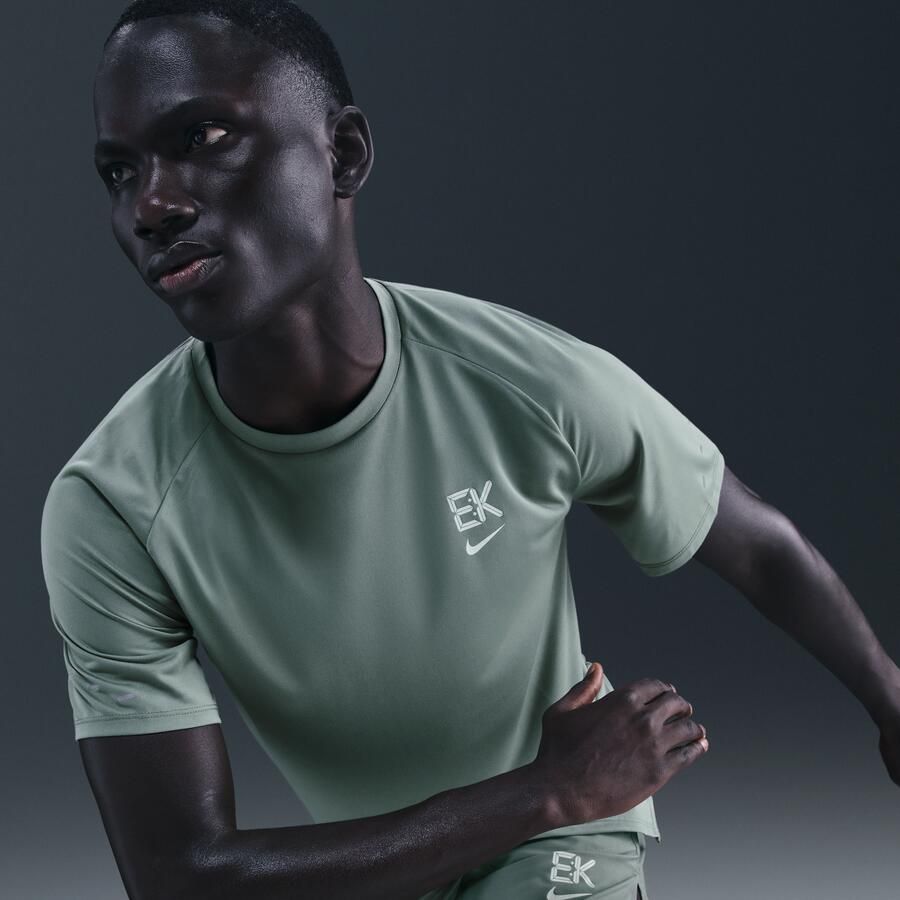 Nike Stride 'Eliud Kipchoge' Dri-FIT ADV hardlooptop met korte mouwen voor heren Grijs - Foto 2