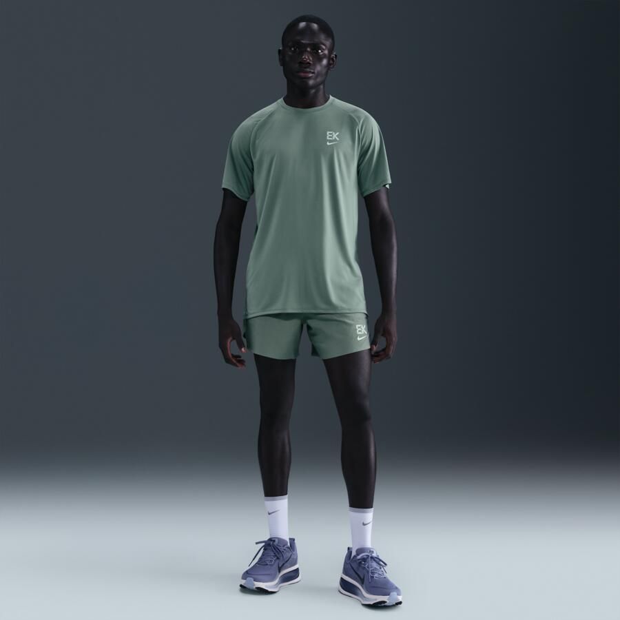 Nike Stride 'Eliud Kipchoge' Dri-FIT ADV hardlooptop met korte mouwen voor heren Grijs - Foto 3