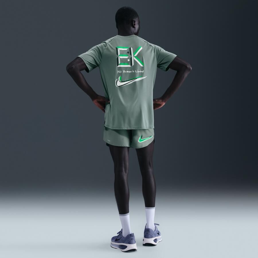 Nike Stride 'Eliud Kipchoge' Dri-FIT hardloopshorts met binnenbroek voor heren (13 cm) Grijs - Foto 3