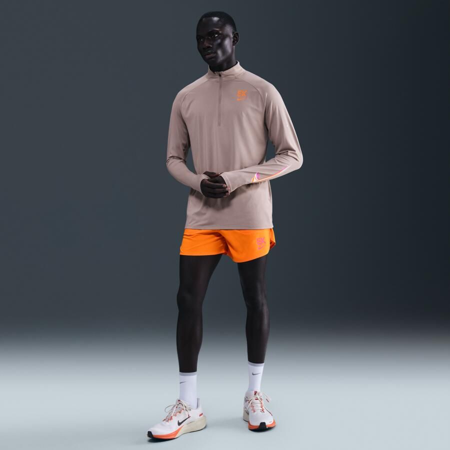 Nike Stride 'Eliud Kipchoge' Dri-FIT hardloopshorts met binnenbroek voor heren (13 cm) Oranje - Foto 3