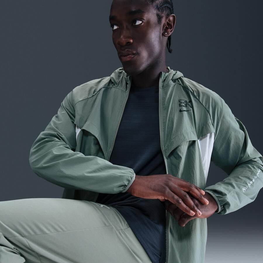 Nike Stride 'Eliud Kipchoge' UV Repel hardloopjack voor heren Grijs - Foto 2