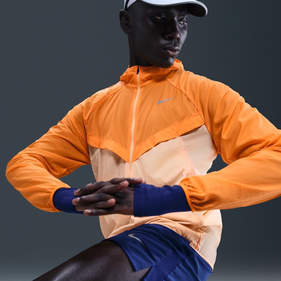 Nike Stride Repel UV hardloopjack voor heren Oranje - Foto 2
