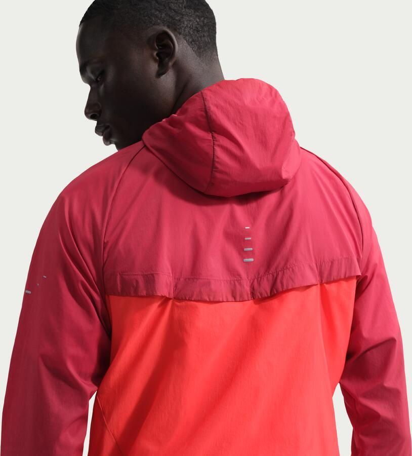 Nike Stride Repel UV hardloopjack voor heren Rood - Foto 3