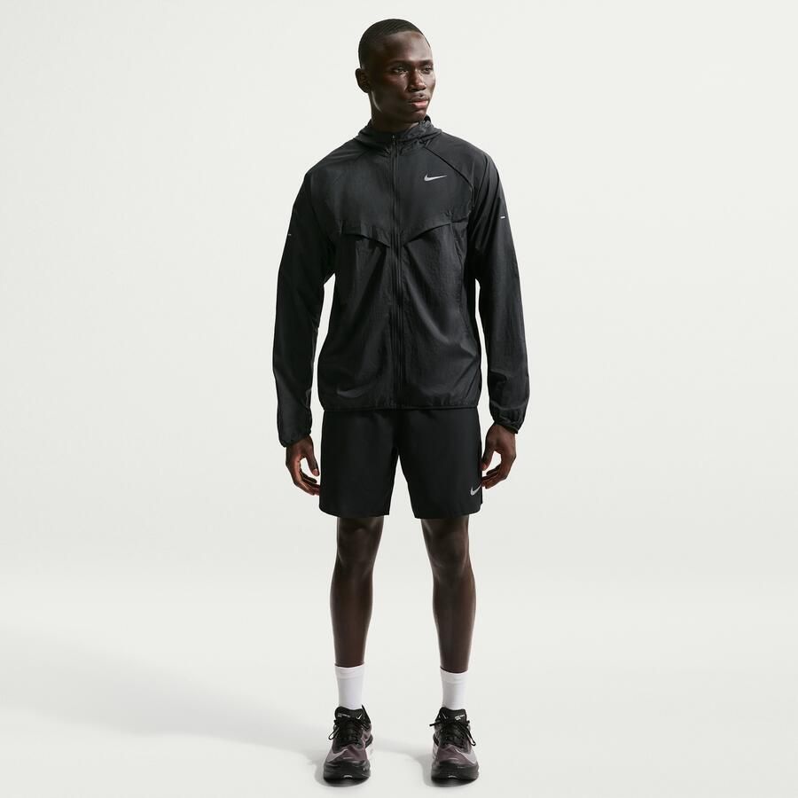 Nike Stride Repel UV hardloopjack voor heren Zwart - Foto 2