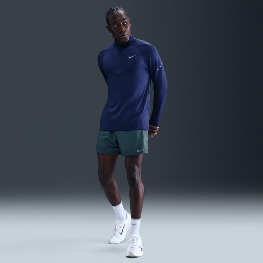 Nike Stride Therma-FIT Repel hardlooptop met halflange rits voor de winter voor heren Blauw - Foto 3
