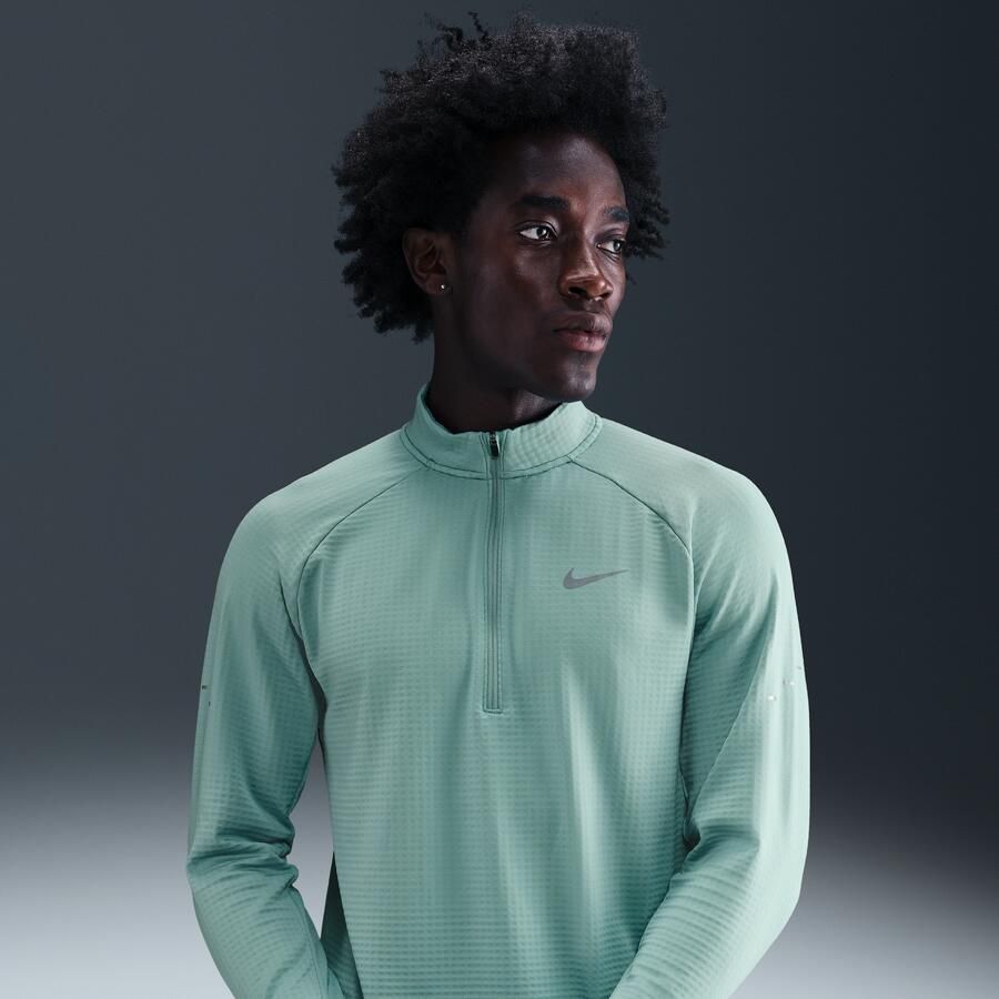 Nike Stride Therma-FIT Repel hardlooptop met halflange rits voor de winter voor heren Groen - Foto 4