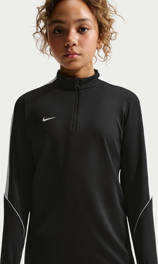 Nike Strike Dri-FIT knit voetbaltrainingstop voor kids Zwart - Foto 4