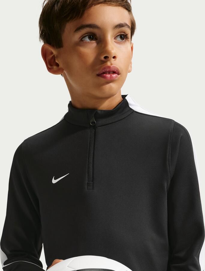 Nike Strike Dri-FIT knit voetbaltrainingstop voor kids Zwart - Foto 3