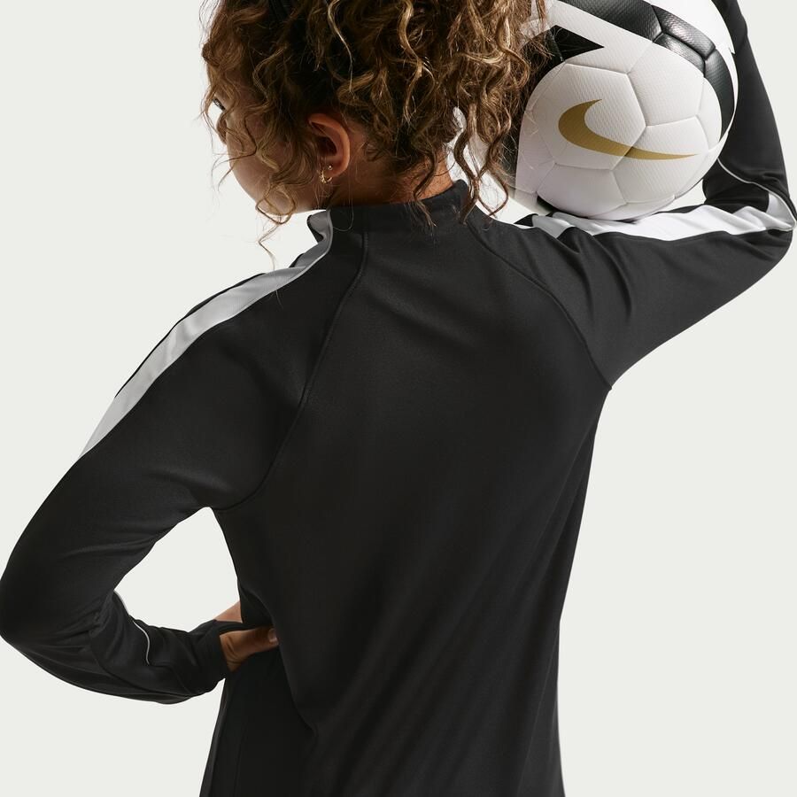 Nike Strike Dri-FIT knit voetbaltrainingstop voor kids Zwart - Foto 2