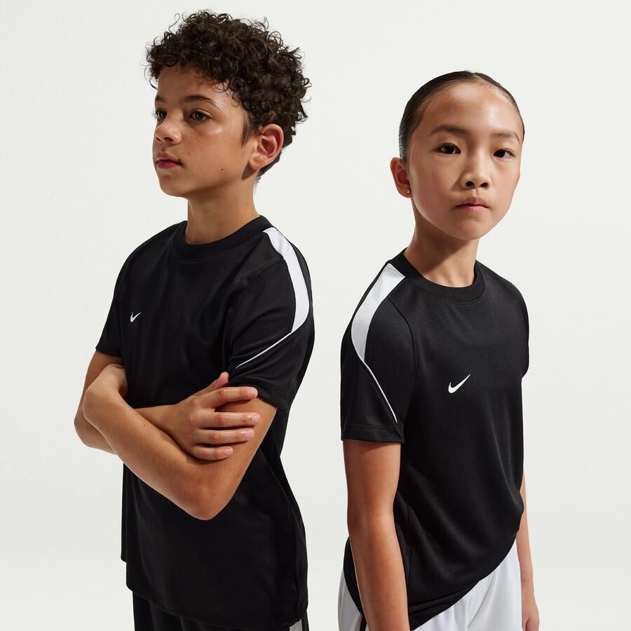 Nike Strike Dri-FIT voetbaltop met korte mouwen voor kids Zwart - Foto 4