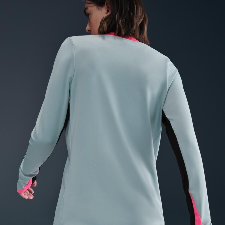 Nike Strike Dri-FIT voetbaltop met ronde hals voor dames Grijs
