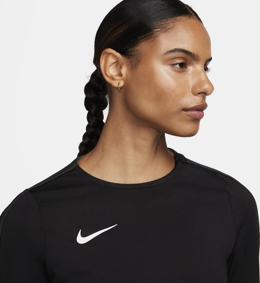 Nike Strike Dri-FIT voetbaltop met ronde hals voor dames Zwart - Foto 3