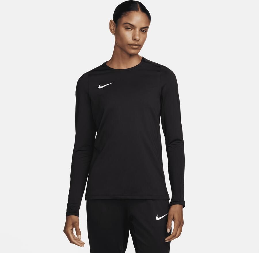Nike Strike Dri-FIT voetbaltop met ronde hals voor dames Zwart - Foto 2