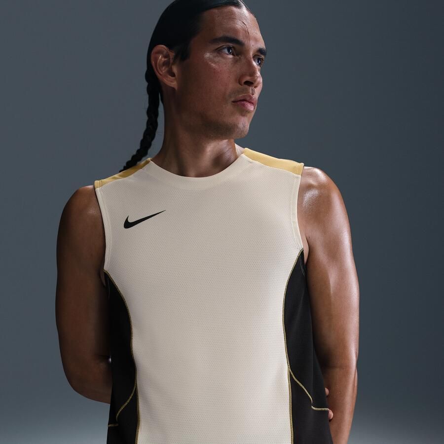 Nike Strike+ Dri-FIT voetbaltop zonder mouwen voor heren Bruin - Foto 4