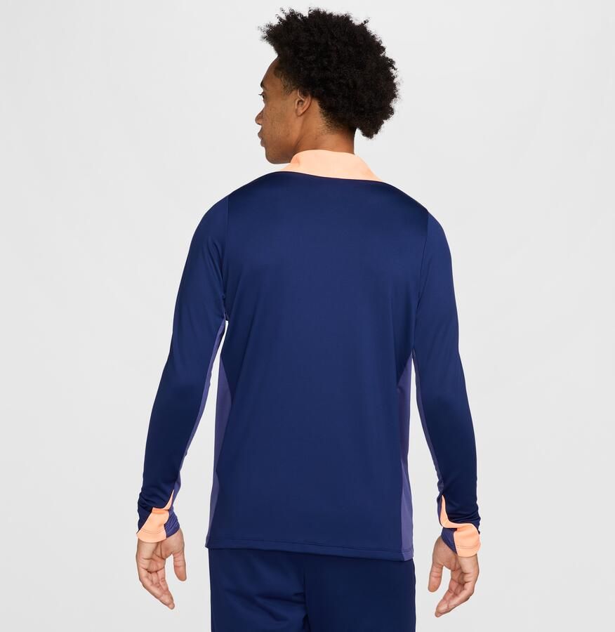 Nike Strike Dri-FIT voetbaltrainingstop met halflange rits voor heren Blauw - Foto 4