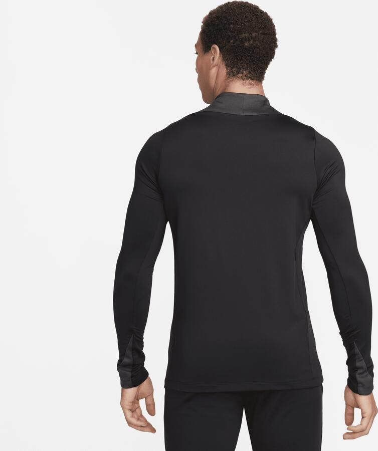 Nike Strike Dri-FIT voetbaltrainingstop met halflange rits voor heren Zwart - Foto 4