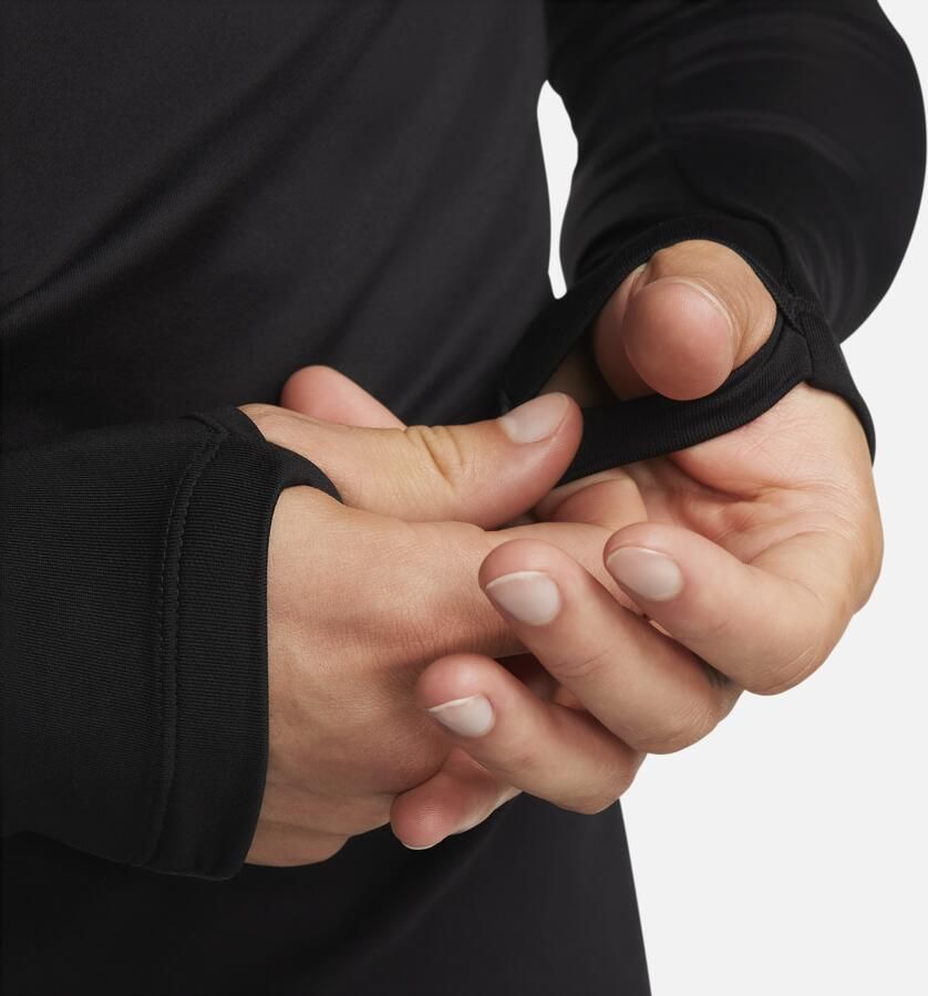 Nike Strike Dri-FIT voetbaltrainingstop met halflange rits voor heren Zwart - Foto 2