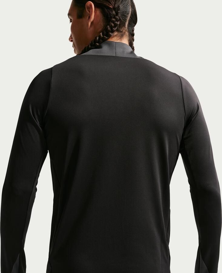 Nike Strike Dri-FIT voetbaltrainingstop met halflange rits voor heren Zwart - Foto 4