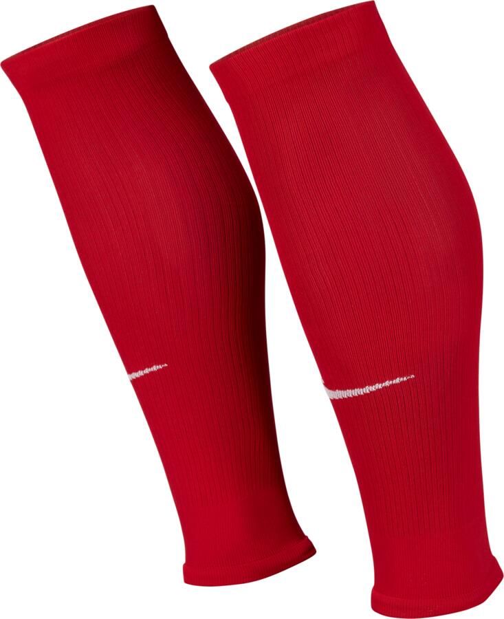 Nike Strike Scheenbeschermersleeves voor voetbal Rood