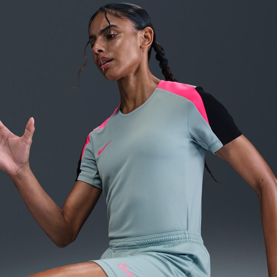 Nike Strike voetbaltop met Dri-FIT en korte mouwen voor dames Grijs - Foto 2