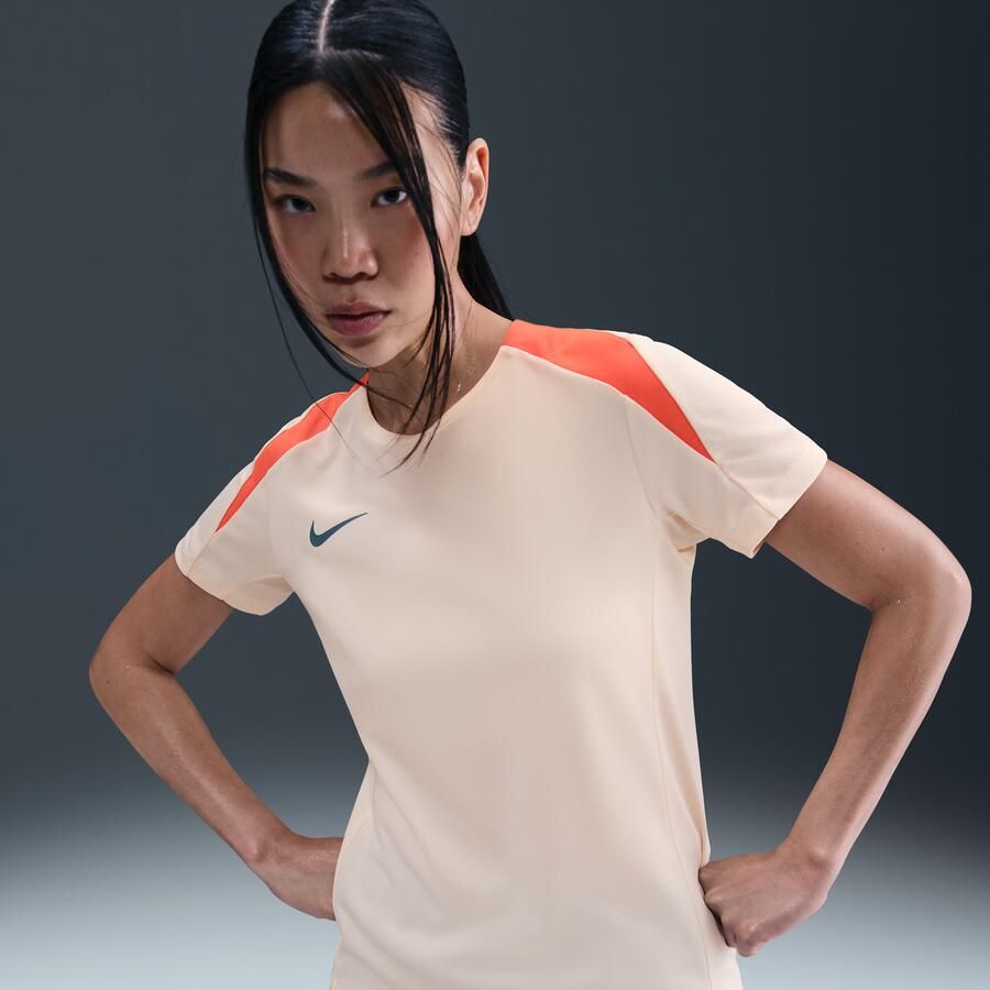 Nike Strike voetbaltop met Dri-FIT en korte mouwen voor dames Wit - Foto 4
