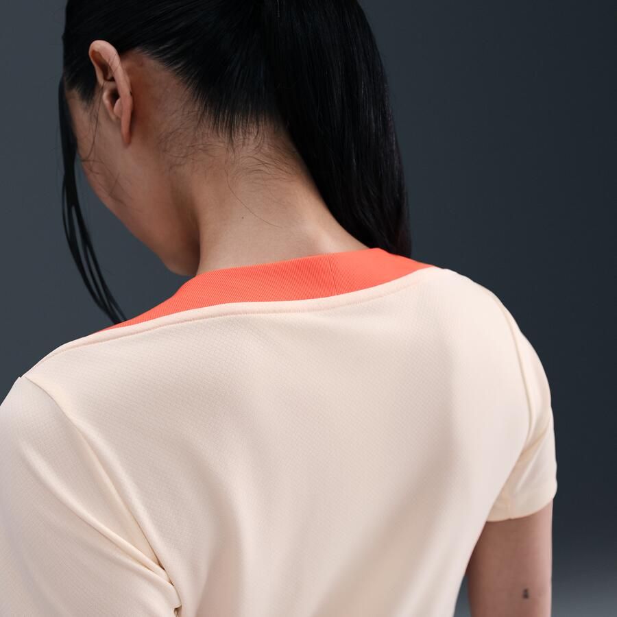 Nike Strike voetbaltop met Dri-FIT en korte mouwen voor dames Wit