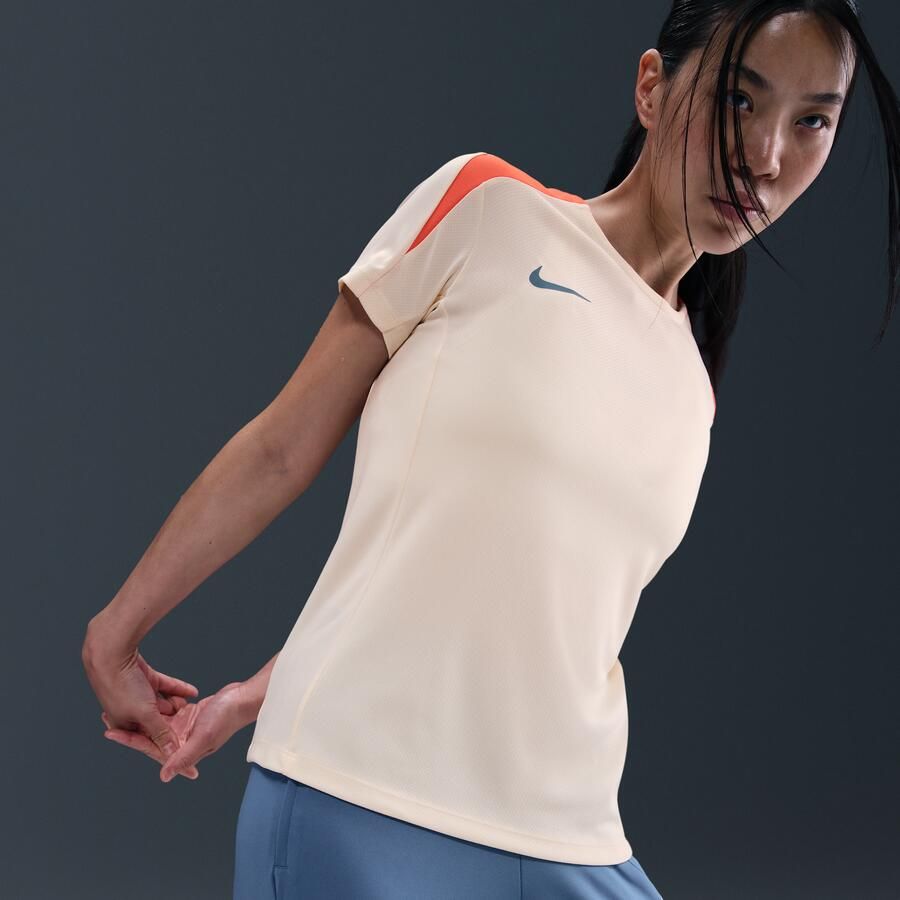 Nike Strike voetbaltop met Dri-FIT en korte mouwen voor dames Wit - Foto 2