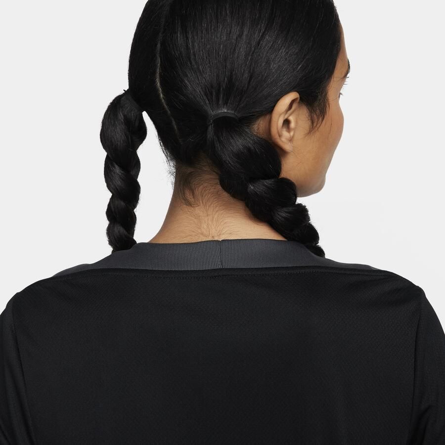 Nike Strike voetbaltop met Dri-FIT en korte mouwen voor dames Zwart - Foto 2