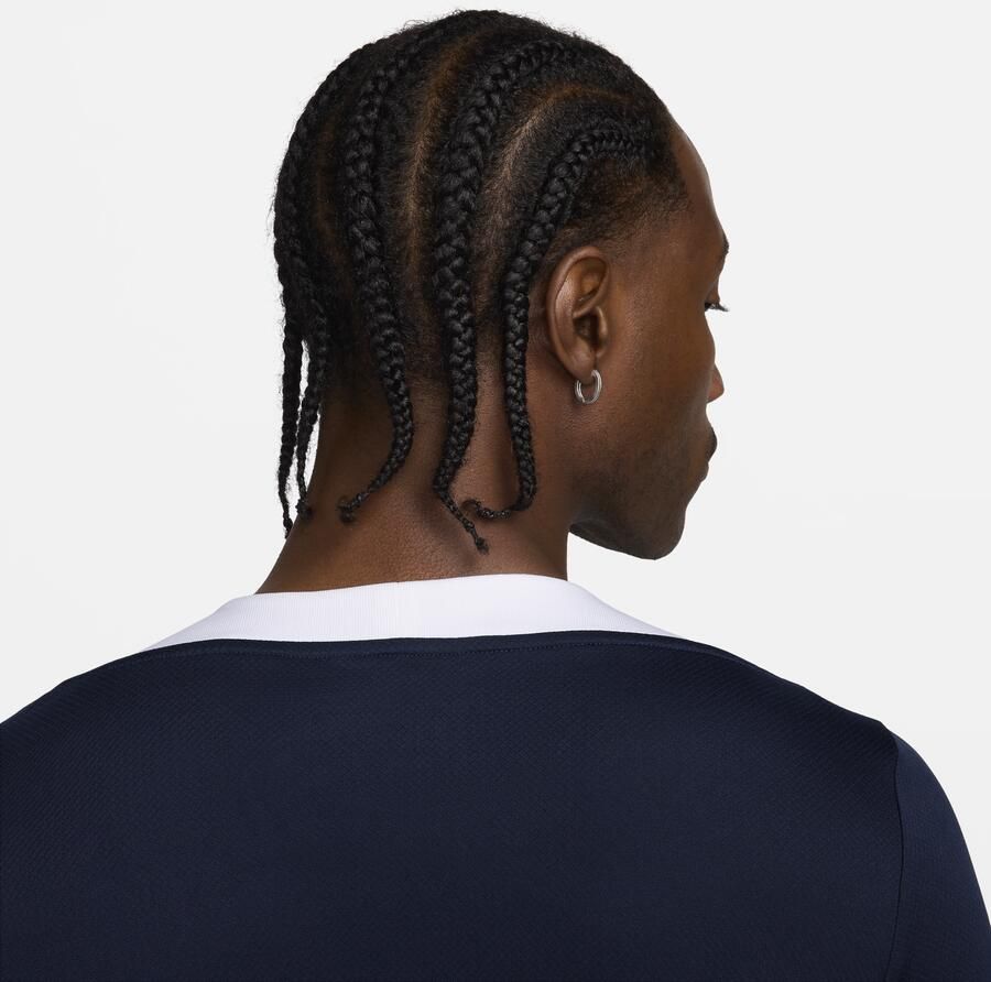 Nike Strike voetbaltop met Dri-FIT en korte mouwen voor heren Blauw - Foto 2